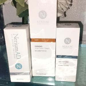 Nerium Skincare Set - White and Gray